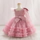 thumbnail image 4 of Vestido OBEEII Birthday para niña pequeña, rosa empolvado, 9-12 M, 4 of 6