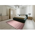 thumbnail image 4 of Ahgly Company Indoor Square Patterned Light Rose Pink Area Rugs, 6' Square, 4 of 6