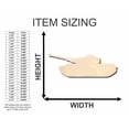 thumbnail image 2 of Unfinished Wood Tank Shape - Army - Marines - Military - Craft - up to 46" DIY 14" / 3/4", 2 of 3