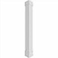 thumbnail image 3 of Ekena Millwork Kit d'Emballage de Colonne Carré Lisse en PVC Non Fuselé Premium 10"L x 9'H, Capitale et Base Standard, 3 of 4