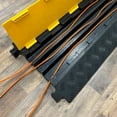 thumbnail image 2 of Imperial Standard Cable Channel - Floor Cord Covers - Cord Management - Cord Covers for Wires on Floor - Extension Cord Cover - 3 Channel, 2 of 5
