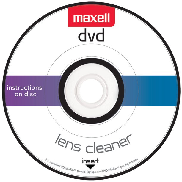 Maxell, MAX190059, DVDLC DVD Lens Cleaner, 1 Each