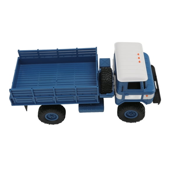 RC Dump Truck, Blue White 4WD RC Container Truck for Indoor