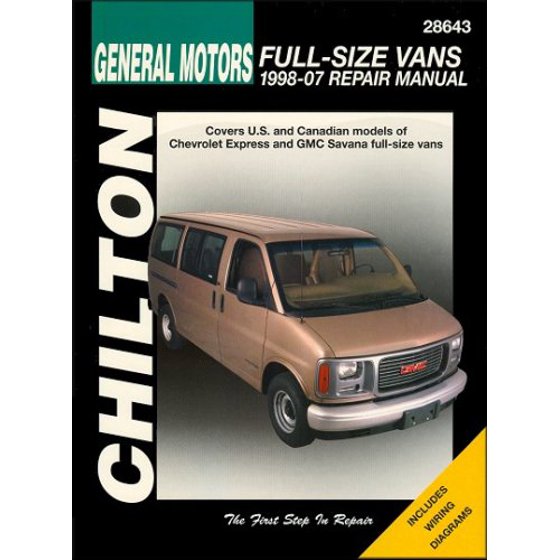Chilton 28643 98 07 Gm Full Size Vans - 