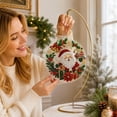 thumbnail image 6 of Christmas Ornament Crystal Suncatcher 8 Inch Christmas Tree Decor Hanging Wall Decor for Holiday Home Window Display Santa Themed Decoration, 1 Pack, 6 of 7