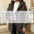 thumbnail image 4 of Liuinsasek Womens Loose Fuzzy Outerwear Solid Color Fashionable Hooded Warm Long-Sleeved Fleece Fluffy Jacket with Pockets for Winter, 4 of 9