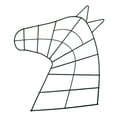 thumbnail image 3 of Marco de Corona de Alambre Macarena con Cabeza de Caballo Verde, 3 of 8