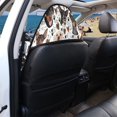thumbnail image 5 of POLERO Dog Faces Terry Cloth Car Seat Cover, Sweat Proof Microfiber Towel Cover, Non Slip Front Seat Cover for Vans Cars Trucks SUVs, 5 of 7