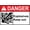 Warning Sign 3, variant on Danger Explosives Keep Out Sign 8"x12" - GHS Symbol Gas Line Safety - Explosive Material Metal Tin Sign