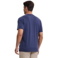 thumbnail image 3 of DARING DIVA Men's Casual Summer Short Sleeves Button Henley Basic Tee M Blue, 3 of 6