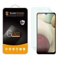 [3-Pack] Supershieldz for Samsung Galaxy A13 LTE / Galaxy A13 5G / Galaxy A12 Tempered Glass Screen Protector, Anti-Scratch, Anti-Fingerprint, Bubble Free