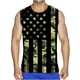 thumbnail image 1 of Hombres Casual Cuello Redondo Jersey Bandera 3D Impresión Digital Camiseta Tops Chaleco Pompotops  oipoqjl30562, 1 of 5