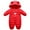 Red, variant on XBASW Baby Boys Girls Cotton Romper Coat Toddler Hooded Snowsuit Newborn Thick Warm Jumpsuit Onesies Outfit for Fall Winter 0-12M