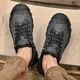 thumbnail image 6 of Mens Casual Hiking Shoes Breathable Non-slip Driving Shoes Lightweight Wear-resistant Work Shoes Outdoor Sports Shoes Black 6.5 US, 6 of 7