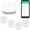 thumbnail image 1 of YoLink Smart Home Starter Kit: concentrador y sensor de fugas de agua Paquete de 4 SMS/texto Correo electrónico y notificaciones push LoRa Alcance al aire libre de hasta 1/4 de milla con Alexa IFTTT H, 1 of 8