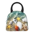 thumbnail image 3 of Logiee Seashell On The Beach Print Lunch Bag for Women & Men,Adult Insulated Lunch Box,Food Lunch Containers,Reusable High Capacity Lunch Tote Bags for Work, Travel, Outdoor, 3 of 9