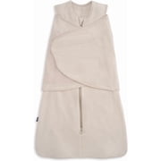 HALO SleepSack SuperSoft Swaddle, Cozy Bamboo Viscose, 3-Way Adjustable Swaddle, 2 Way Zipper, 2 TOG (Oat, Newborn)