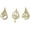 4gold, variant on Elegant Modern Islamic Wall-Art Decor slamic Wall Art Allah (S.W.T) Mohamed (S.A.W) Masha'Allah Masha Allah God Will Compressed Wood 23.5"x12" 3pc Set (Brown/Espresso)
