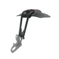 thumbnail image 3 of Rear Tire Mudflap, Black Motorcycle Rear Mudguard Antirust ABS with Reflector for Modification, 3 of 7