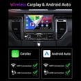 thumbnail image 4 of Wireless Carplay Android Auto Single Din Radio, 7 Inch Manual Foldable Car Stereo with Backup Camera, 4 of 5