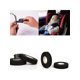 thumbnail image 3 of 1 Roll 15M Adhesive Cloth Fabric Tape Cable Looms Wiring Harness For Car Auto Black Wiring Harness 32mm 25mm 19mm 9mm Black Velvet Wiring Bundle Flame, 3 of 5