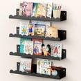 thumbnail image 1 of Libro infantil Floating Shelves Gattlukd, 43 cm, metal negro, paquete de 4, 1 of 7