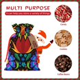 thumbnail image 7 of Fuzoiu Colorful Floral Print Christmas Gift Bag,Burlap Gift Bag with Drawstring Closure & Hang Tag,Perfect for Holidays, Birthdays, and Special Occasions-Small, 7 of 7