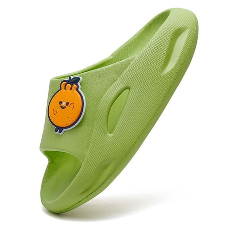 

Odeerbi Clearance Girls Slippers Kids Shower Slides Boys Girls Sandals Beach Pool Non-Slip Slippers Water Shoes