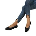 thumbnail image 5 of Women's round-toe braided versatile shallow flat shoes for walking and dating business flats, 5 of 7