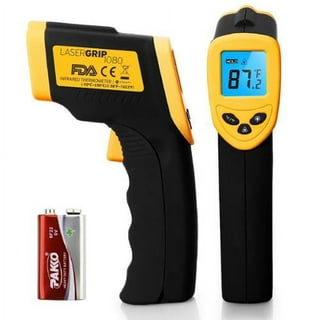 CDN Non-Contact Digital Laser Infrared Thermometer Temperature Gun for  Quick Temperature Measurements, Instant Read Thermometer, Yellow (IN1022)