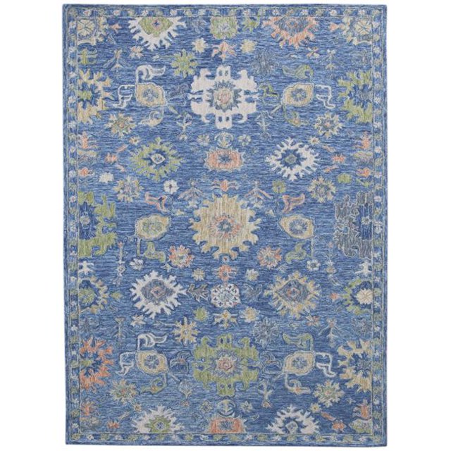 Amer Tapis RDT73656 Radiant Zone Tapis & 44; Bleu - 3 Pi 6 Po x 5 Pi 6 Po.