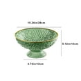 thumbnail image 3 of OEFNTAC Household Fruit Basket with Elevated Legs 10.24x5.12x4.72in Decorative Serving Bowl for Countertop Dining Table Kitchen Dining Room Use fruit basket kitchen countertop decor, 3 of 6