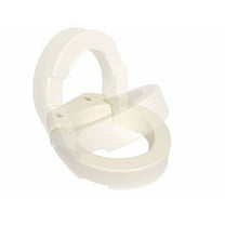 Carex Elongated Hinged Toilet Seat Riser - 3.5 Inches Of Toilet Lift