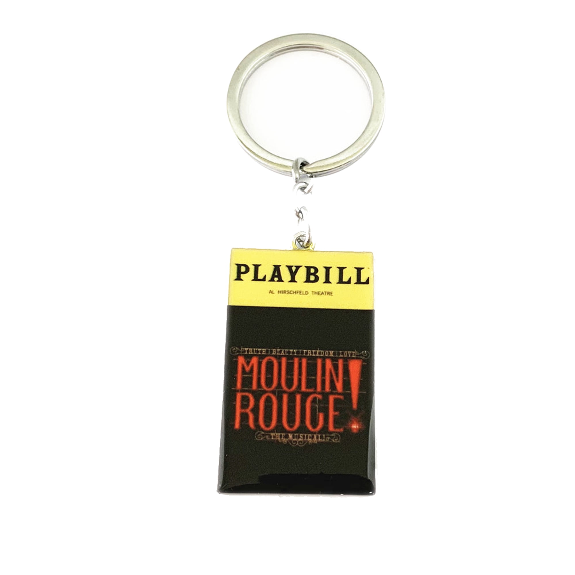 Moulin Rouge Broadway Musical Playbill Silvertone Charm Pendant Keychain -  Walmart.com