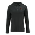 thumbnail image 2 of Women's Cutter & Buck Black Washington Commanders Coastline Epic Comfort Eco Recycled Raglan Pullover Hoodie, 2 of 3