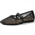 thumbnail image 5 of Miluxas Ballet Flats for Women Mary Jane Shoes with Strap Lace up Bow Flat Shoes Comfortable Dress Shoes for Women Dressy Work office Wedding Daily Ballerina Shoes Black 7.5(40), 5 of 9