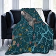 thumbnail image 2 of Yibo for Monkey Throw Blanket Soft Flannel Cute Monkey Blanket for Couch Bed Sofa Home Holiday Decor Adult Boys Women Men for Gifts, 2 of 7