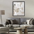 thumbnail image 3 of Stupell Industries Contemporary Beige & White Peace Black Floating Frame Canvas Art, 25 x 31, by Lanie Loreth, 3 of 8