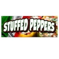 thumbnail image 1 of Stuffed Peppers 13 oz Banner | Non-Fabric | Heavy-Duty Vinyl Single-Sided With Metal Grommets, 1 of 5