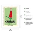 thumbnail image 2 of For Your Thirst (Per la Vostra Sete) - Campari Soda - Vintage Advertising Poster by Franz Marangolo c.1950 - Bamboo Fine Art 290gsm Paper Print (Unframed) 18x24in, 2 of 4