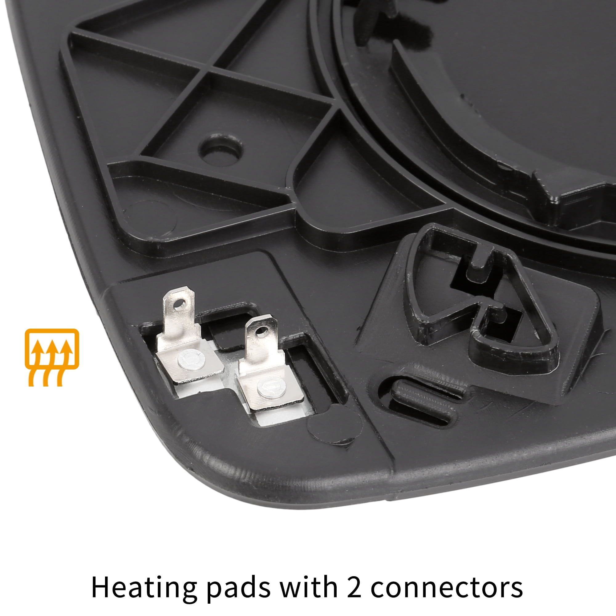 Unique Bargains Right Mirror Glass Heated Backing Plate