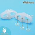 thumbnail image 2 of Pack Of 12 Bunion Corrector, Toe Separators With 2 Loops, Big Toe Spacer Suitable For Bunion And Overlap Toe (white), 2 of 5
