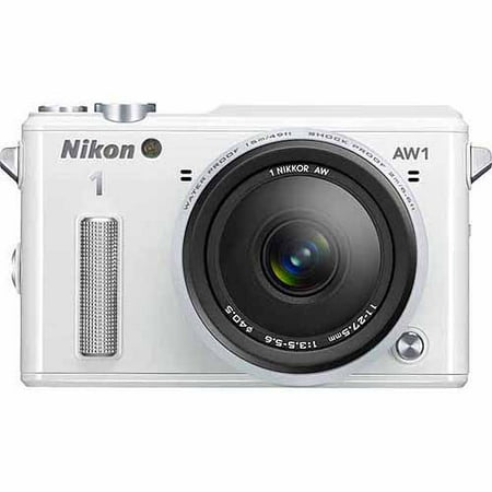 Nikon White AW1 Digital SLR Camera with 14.2 Megapixels and 11-27.5mm Lens Included