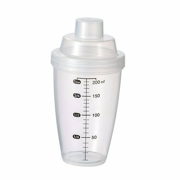 ACDANC Shaker Bottle for Protein Powder Drink Mixer Portable Multifunctional Easy Clean Small 200ml with Scale for Gym Sports Office