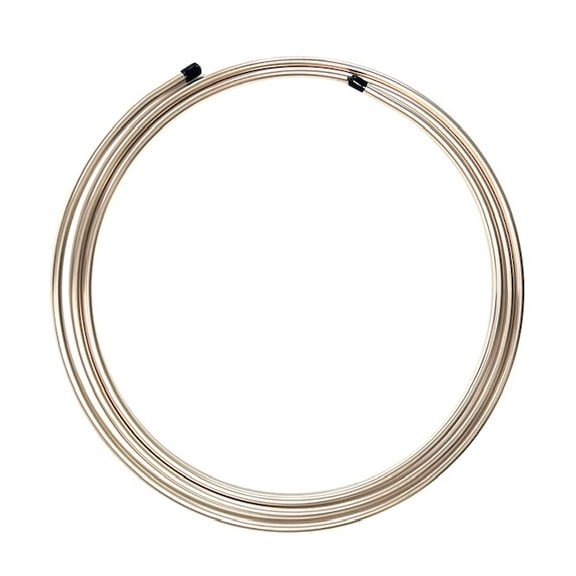 The Stop Shop Roll of 3/8" Real Copper Nickel Fuel/Transmission Line (.375) 12 Feet