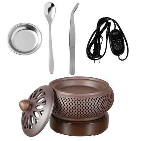 NUOLUX 1 Set Household Electric Incense Burner Vintage Desktop Decor Incense Burner