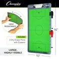 thumbnail image 2 of Champion Sports Dry Erase Coaches Marker Clipboard, Coaching for Soccer, Size 10 x 16, 2 of 6