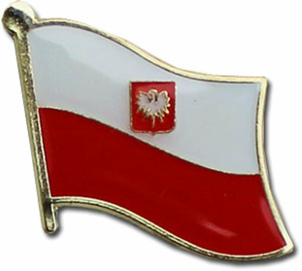 Poland Eagle Country Flag Bike Motorcycle Hat Cap lapel Pin