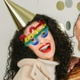 thumbnail image 4 of FONDOTIN Fournitures de Fête du Nouvel An Lunettes Multicolores pour Fêteurs 1Ensemble Rentrée Scolaire, 4 of 8