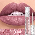 thumbnail image 2 of QIBEST Diamond Liquid Lipstick Moisturizing Lasting Purple Sparkling Waterproof Lip Gloss Matte Glitter Lipstick Korean Makeup, 2 of 5